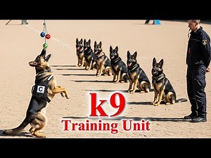How K9 German Shepherds Are Trained to Become Elite Police Officers