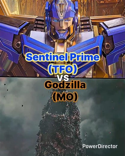 Sentinel Prime (TFO) VS Godzilla (MO)