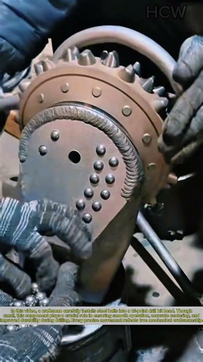 Precision Steel Ball Assembly for Tri-Point Drill Bit: Small Detail, Big Performance.