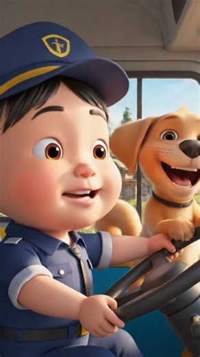 Funny Baby Bus Driver 😂🚌 | Baby Driving Big Bus