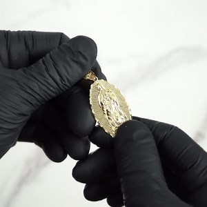10k & 14k Solid Gold Virgin Mary Virgen Maria Lady Virgencita Guadalupe Rose Classic Oval Pendant Charm Necklace for Women Girl-jewelry Gift - Etsy