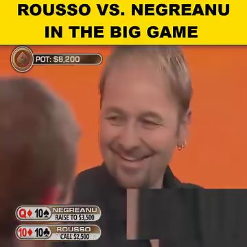 546K views · 1.5K reactions | ROUSSO VS. NEGREANU IN THE BIG GAME | Morning | Facebook