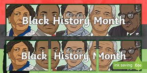 Black History Month Banner