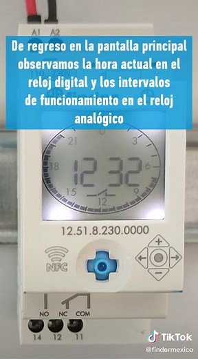 Configuración de la programación DIARIO de tu interruptor horario 12.51 de #Finder #lighting #industrial #smarthome #automation #timeswitch
