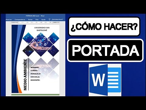 TUTORIAL on how to make a Cover Page in WORD