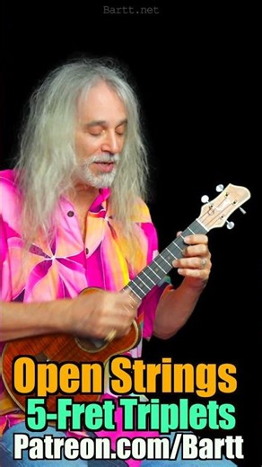 Ukulele Exercises: Open String Triplet Exercise