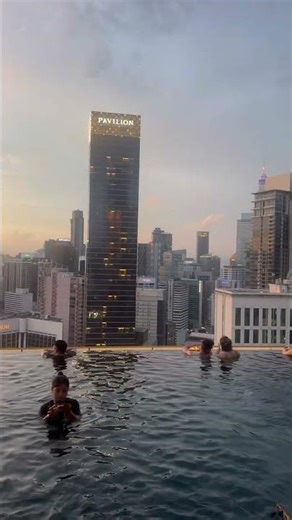 This Malaysia pool sunset moment is everything