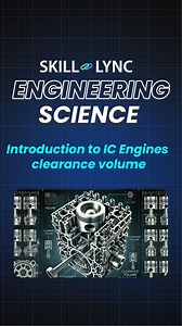 Clearance volume is the small space left in the cylinder when the piston reaches Top Dead Center (TDC). It plays a key role in compression ratio, efficiency, and engine performance. 📌 What you’ll learn: ✅ What is clearance volume? ✅ Why is it important? ✅ How does it impact engine efficiency? 💡 Upgrade your engineering skills with Skill-Lync! 🚀 👉 Learn more: https://bit.ly/4hwDFVA 📞 Contact: 91 9342691281 🔔 Like, share & follow for more insights! #ICEngine #ClearanceVolume #MechanicalEngin