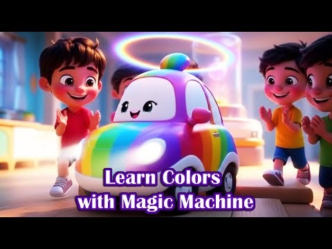 Learn Colors with Magic Machine 🚗✨ | Learn Colors with Cars for Kids | Fun Baby Learning