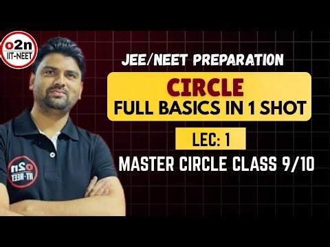 Circle Basics in Maths – LEC 1 | Definition, Formulas, Radius, Diameter & Pi