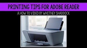 Printing Tips for Adobe