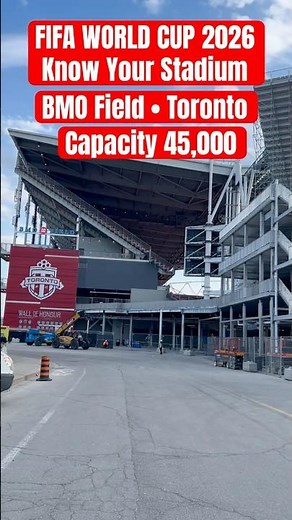 Toronto Stadium FIFA World Cup 2026 Entrance View 🇨🇦 ⚽ #shortsfeed