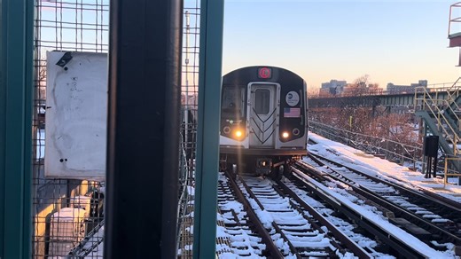 R143 L Train arriving Livonia Ave
