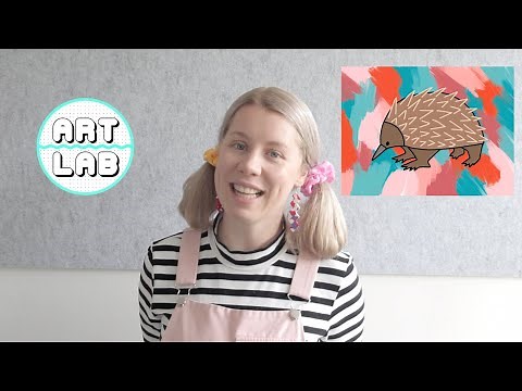 How to draw an Echidna - step by step - EASY TUTORIAL