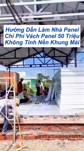 Hướng Dẫn Làm Nhà Panel Chi Phí Vách Panel 50 Triệu Không Tính Nền Khung Mái #huongdan #paneleps #nhalapghep #nhatienche #cachnhietthinhphat | Tôn Panel Thịnh Phát