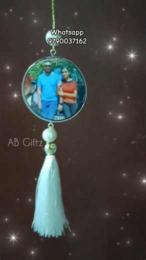 Customised Photo Car Hanging| Handmade Resin Gift Idea whatsapp 9790037162 #resinart