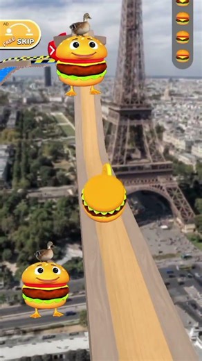 😲✌️Going Balls. Burger Bal full flying move badakh Ball Game ISO Android walkthrough #runninggame