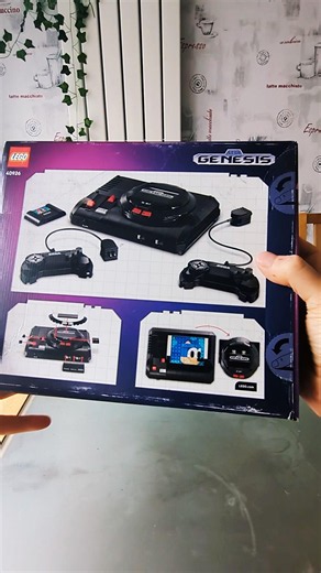 LEGO Sega Genesis unboxing and build 👀🍿 #lego #sega #segagenesis #legosegagenisis #legobuild