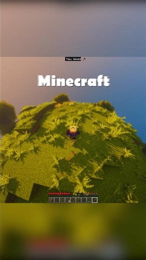 Minecraft but My entire world is Round #minecraft #shorts #funny