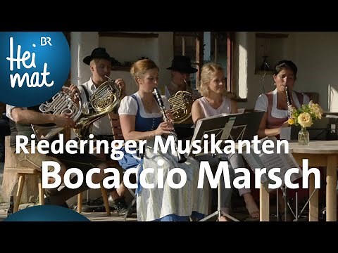 Riederinger Musikanten - Bocaccio Marsch | Zsammg'spuit in Riedering | BR Heimat