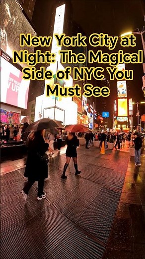New York City at Night: The Magical Side of NYC You Must See 4K #newyorkcity #usa #travel