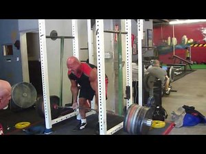 Stan Efferding 765lbs for 2 Reverse Band Deadlift