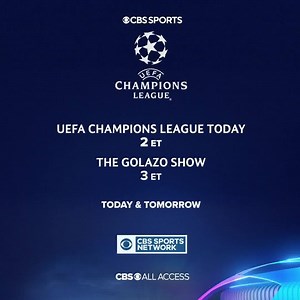 170K views · 989 reactions | Today and tomorrow at 2PM Eastern, the best UEFA Champions League coverage is on CBS Sports Network and CBS All Access. | CBS Sports | Facebook