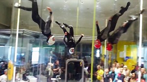 These people are synchronized skydiving INDOORS. | Insider