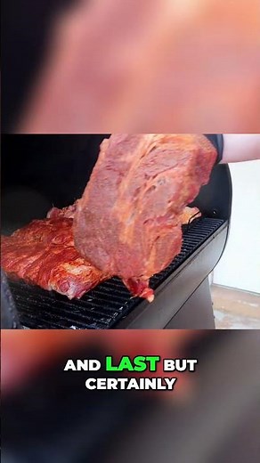 Traeger BBQ Secrets: Pork Belly, Ribs & Chuck Roast! #shorts