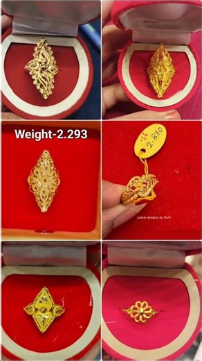 1 gram gold finger ring designs #shorts #ringdesign #goldring #latestdesignsbyruhi