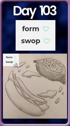 Random Word Generator: Day 103 #art #challenge #animation