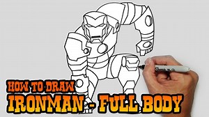How to Draw Ironman | Full Body