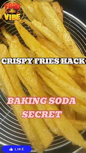 "I learned this baking soda trick and now my fries are crispier than any restaurant"