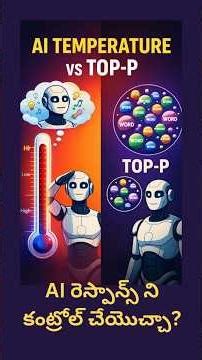 Temperature vs.Top-P | Prompt Engineering | ఏఐ తెలుగులో