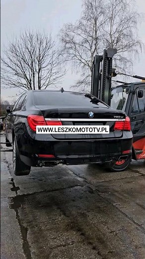 Przegląd BMW 750Li na widlaku !!!