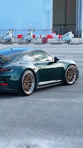 Stay tuned for the feature on this #PTS Jet Green Metalic #Porsche GT3 on 20/21” #RETROseries RS1’s 🏆 | ANRKY Wheels Australia