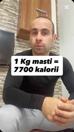 Arsov Ivan on Instagram: "Zamislete ako 1 kg masti vo teloto se 7700 kalorii kolku kalorii si vo suficit ako imas 20 Kg visok 🤯 #kocani #mkedonija #macedonia🇲🇰 #zdravje"
