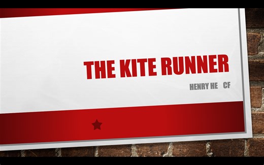 追风筝的人读书报告 the kite Runner book report(presentation)