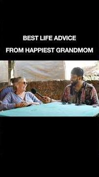 70years old woman tells her life secret.