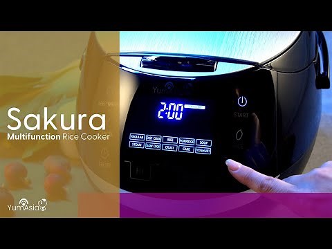 Yum Asia Sakura Multifunction Rice Cooker - Incredible At Rice Cooking And More