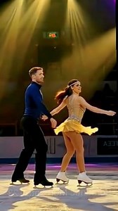 ✨ "Golden Ice Dance – Romantic Skating Performance" ✨ | DIPEN