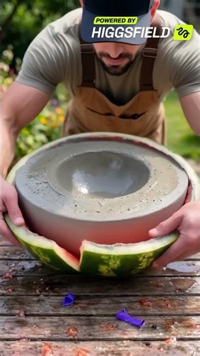 Easy Garden Bird Feeder Using Fresh Watermelon 🐦✨