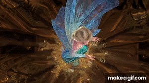 Kaa and Elsa on Make a GIF