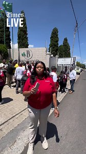 7.7K views · 82 reactions | Sunday Times reporter Sisanda Mbolekwa gives an update on the ANC staff picket outside the Birchwood Hotel where the party’s National General Council is taking place. | Times LIVE | Facebook