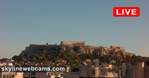 Live Cam The Parthenon - Acropolis | SkylineWebcams
