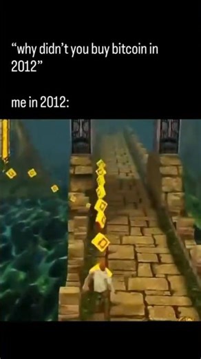 regret is still there 😭 #templerun #bitcoin #funnymemes