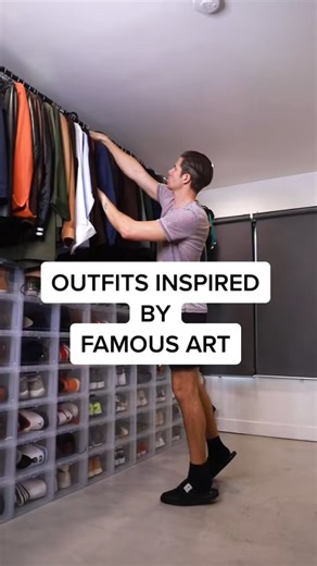 Art history inspired fashion outfit concept