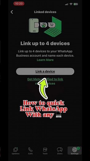 How to quick link WhatsApp to pc 💻