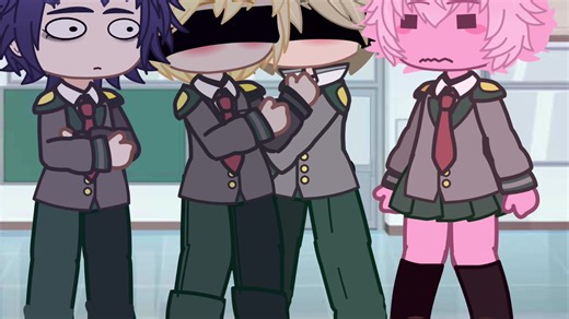 Kiss trend #monobaku #gacha #fyp #gachaclub #mhagacha | bakugou x monoma