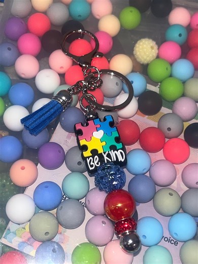 Autism Awarness Keychain - Etsy